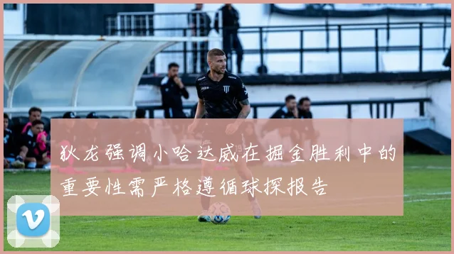 狄龙强调小哈达威在掘金胜利中的重要性需严格遵循球探报告